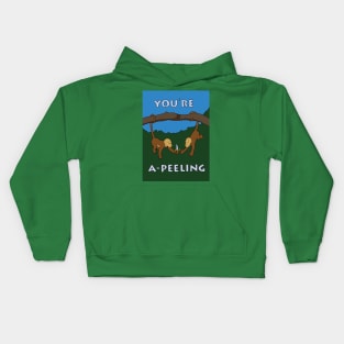 You're A-Peeling Card Kids Hoodie